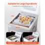 Selladora al vacío de cámara VEVOR, 260 W de potencia de sellado, máquina de envasado al vacío para alimentos húmedos, carnes, adobos y más, tamaño compacto con longitud de sellado de 26 cm, ideal para cocinas domésticas y uso comercial.