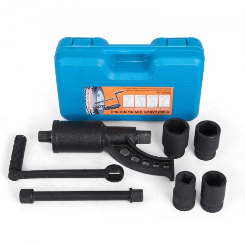 1:78 Multiplicador Torque Juego Llaves 1" Tuerca Ahorro Trabajo 4pcs Enchufe 7500 N/m