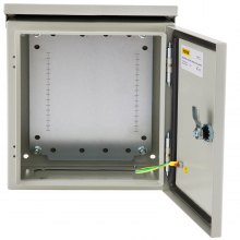 Caja eléctrica VEVOR, 8' x 8' x 6', caja exterior NEMA 4 certificada por  IP65 resistente al agua y al polvo, caja de conexiones con bisagras de acero al carbono laminado en frío para uso en interiores y exteriores, con capota de lluvia