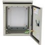 Caja eléctrica VEVOR, 10' x 8' x 6', caja exterior NEMA 4 certificada por  IP65 resistente al agua y al polvo caja de conexiones con bisagras de acero al carbono laminado en frío para uso en interiores y exteriores, con capota de lluvia