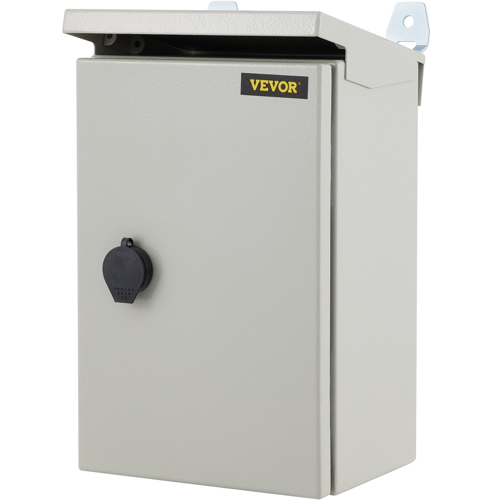Caja eléctrica VEVOR, 12 x 10 x 6 pulgadas, probada según los estándares UL NEMA 4, caja de conexiones con bisagras de acero al carbono laminado en frío IP65 impermeable y a prueba de polvo para uso en interiores y exteriores, con lluvia H