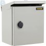 VEVOR Electrical Enclosure, 12x12x6" NEMA 4 Outdoor Enclosure, IP65 Waterproof & Dustproof Cold-Rolled Carbon Steel Hinged Junction Box for Outdoor Indoor Use