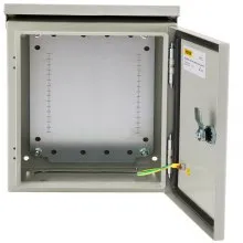 Caja eléctrica VEVOR, 12' x 12' x 8', caja exterior NEMA 4 certificada por  caja de conexiones con bisagras de acero al carbono laminado en frío a prueba de agua y polvo IP65 para uso en interiores y exteriores, con capota de lluvia