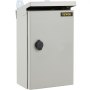 Caja eléctrica VEVOR, 16 x 12 x 6 pulgadas, caja para exteriores NEMA 4 con certificación, IP65, resistente al agua y al polvo, caja de conexiones con bisagras de acero al carbono laminado en frío para uso en interiores y exteriores, con capucha para lluvia