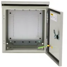 Caja eléctrica VEVOR, 16' x 16' x 8', caja exterior NEMA 4 certificada por  caja de conexiones con bisagras de acero al carbono laminado en frío a prueba de agua y polvo IP65 para uso en interiores y exteriores, con capota de lluvia