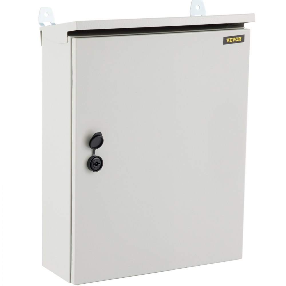 Caja eléctrica VEVOR, 20 x 16 x 6 pulgadas, probada según los estándares NEMA 4, caja de conexiones con bisagras de acero al carbono laminado en frío IP65 impermeable y prueba de polvo para uso e