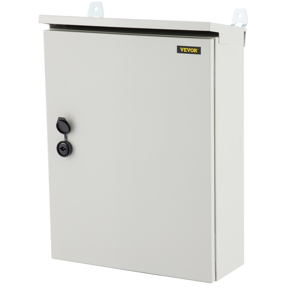 Caja eléctrica VEVOR, 20 x 16 x 6 pulgadas, probada según los estándares NEMA 4, caja de conexiones con bisagras de acero al carbono laminado en frío IP65 impermeable y prueba de polvo para uso e