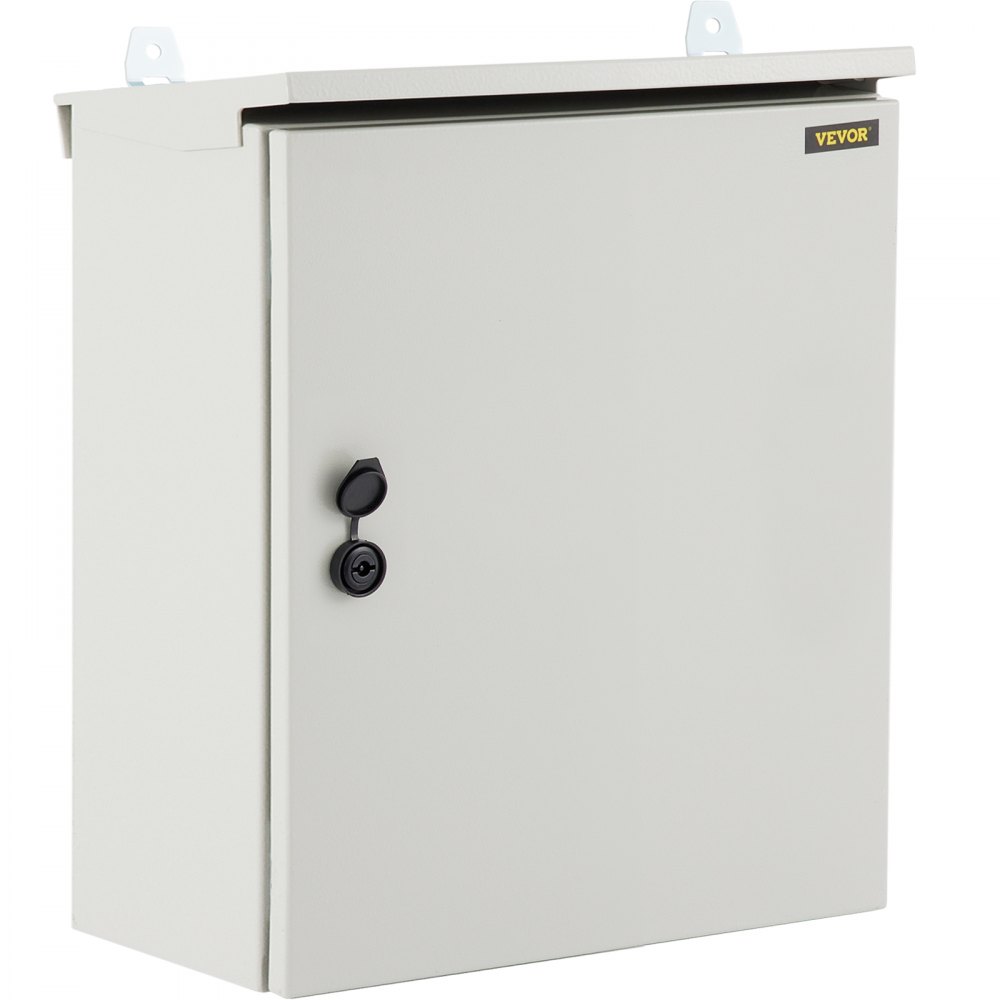 Caja eléctrica VEVOR, 20 x 16 x 10 pulgadas, probada según los estándares NEMA 4, caja de conexiones con bisagras de acero al carbono laminado en frío IP65 impermeable y prueba de polvo para uso
