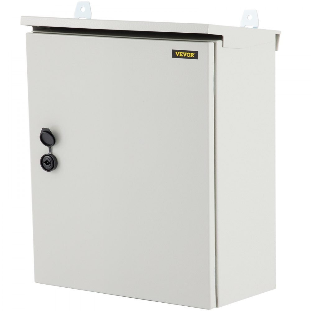 Caja eléctrica VEVOR, 20 x 16 x 10 pulgadas, probada según los estándares NEMA 4, caja de conexiones con bisagras de acero al carbono laminado en frío IP65 impermeable y prueba de polvo para uso