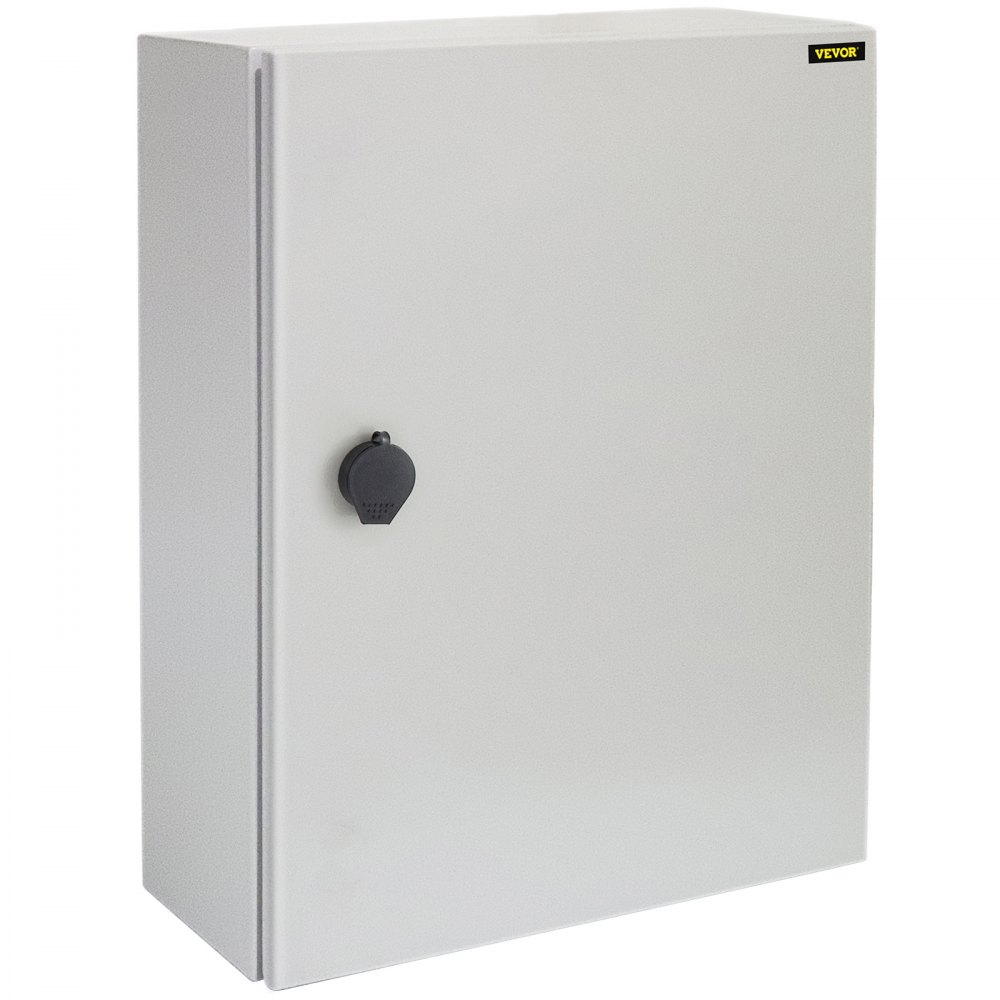 Caja eléctrica VEVOR, 20 x 20 x 6 pulgadas, probada según los estándaresNEMA 4, caja de conexiones con bisagras de acero al carbono laminado en frío IP65 impermeable y a prueba de polvo para uso en interiores y exteriores, con capucha para lluvia