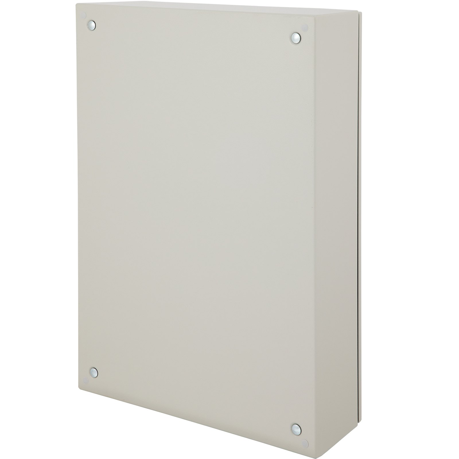 VEVOR Caja Eléctrica, 60 x 40 x 20 cm, Probada Según los Estándares NEMA 4, Caja de Conexiones con Bisagras de Acero al Carbono Laminado en Frío IP65 Impermeable y Prueba de Polvo, Gris Blanco