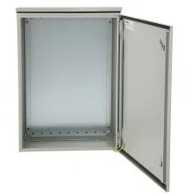 Caja eléctrica VEVOR, 24' x 16' x 12', caja exterior NEMA 4 certificada por  caja de conexiones con bisagras de acero al carbono laminado en frío a prueba de agua y polvo IP65 para uso en interiores y exteriores, con capota de lluvia