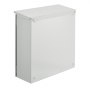 VEVOR Electrical Enclosure, 24 x 24 x 8 in, NEMA 4 Outdoor Enclosure, IP66 Waterproof & Dustproof Cold-Rolled Carbon Steel Hinged Junction Box for Outdoor Indoor Use, with Rain Hood