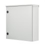 VEVOR Electrical Enclosure, 24 x 24 x 8 in, NEMA 4 Outdoor Enclosure, IP66 Waterproof & Dustproof Cold-Rolled Carbon Steel Hinged Junction Box for Outdoor Indoor Use, with Rain Hood