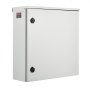 VEVOR Electrical Enclosure, 24 x 24 x 8 in, NEMA 4 Outdoor Enclosure, IP66 Waterproof & Dustproof Cold-Rolled Carbon Steel Hinged Junction Box for Outdoor Indoor Use, with Rain Hood