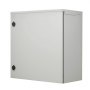 VEVOR Electrical Enclosure, 24 x 24 x 12 in, NEMA 4 Outdoor Enclosure, IP66 Waterproof & Dustproof Cold-Rolled Carbon Steel Hinged Junction Box for Outdoor Indoor Use, with Rain