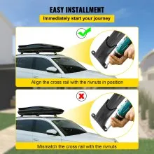 Para 2015-20 GMC Yukon XL Chevy Tahoe Suburban portaequipajes de techo barras cruzadas portador de carga