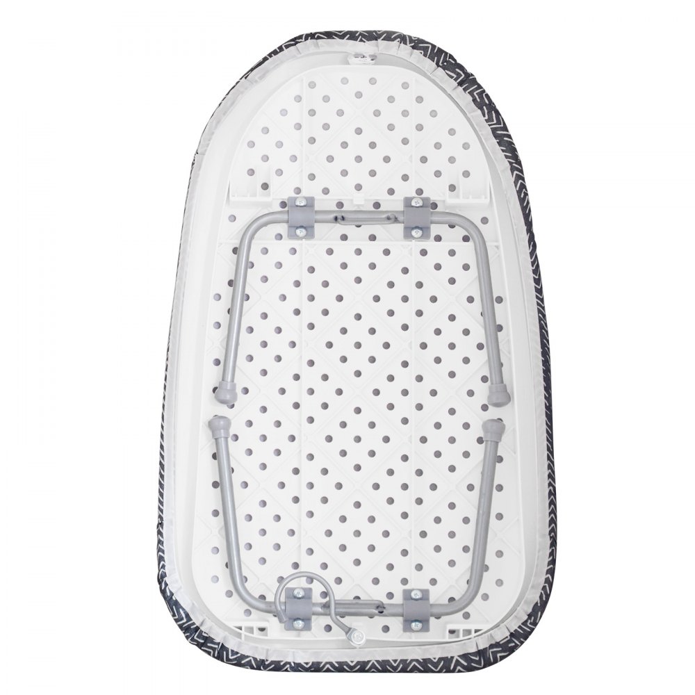 Tabla de planchar de sobremesa VEVOR con superficie perforada y patas de metal plegables.