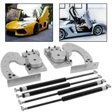 VEVOR Kit universal de puerta Lambo con tornillos en puertas verticales, kit de bisagras para Audi Dodge Ford Honda Toyota Nissan Chevrolet, etc. Kit de conversión de puerta Lambo vertical de 90 grados (universal)