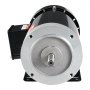 Motor eléctrico VEVOR de 2 HP, 3450 rpm, CA 230 V/460 V, chasis 56C, motor compresor de aire trifásico, eje con chaveta de 5/8", rotación en sentido horario/antihorario para maquinaria agrícola y equipos generales.