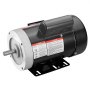 Motor eléctrico VEVOR de 1 HP, 1725 rpm, CA 115 V/230 V, chasis 56C, motor compresor de aire monofásico, eje con chaveta de 5/8", rotación en sentido horario/antihorario para maquinaria agrícola y equipos generales.