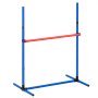 VEVOR Kit de Equipo de Entrenamiento de Agilidad para Perros 5 Piezas Carrera de Obstáculos para Cachorros con Vallas Altas Ajustables 6 Postes Túnel Anillo de Salto Caja de Descanso Silbato Cuenco