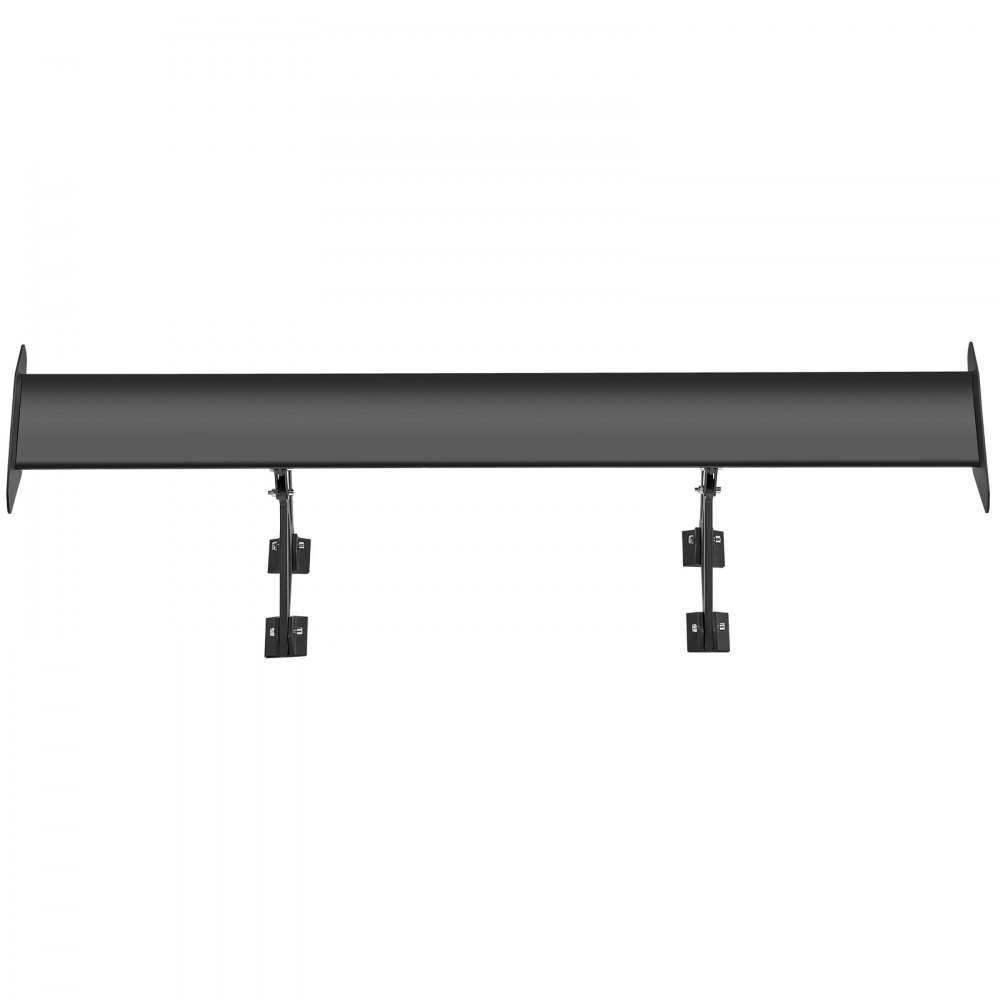 Alerón trasero VEVOR GT Wing de 43,3 pulgadas, universal, de una sola capa, ajustable, de aluminio ligero, para carreras, BGW/JDM Drift Black