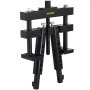 Extractor de camisas de cilindros VEVOR con brazos ajustables negros y mecanismo central roscado.
