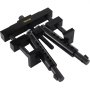 Extractor de camisas de cilindro VEVOR en color negro con brazos ajustables y diseño resistente.