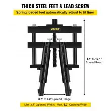 VEVOR Extractor universal de revestimiento de cilindro compatible con Caterpillar CAT Mack Cummins, funciona en motores diésel de servicio pesado con revestimiento húmedo de 3-7/8\" a 6-1/4\" de diáme