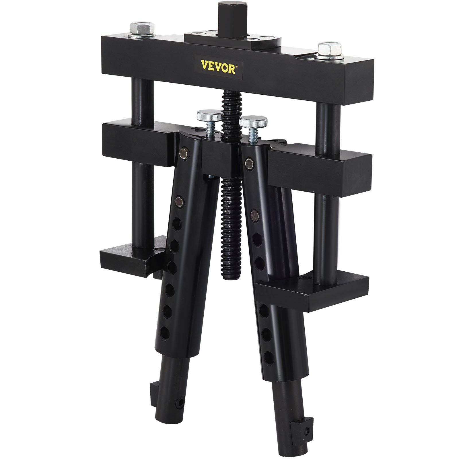 Extractor de camisas de cilindro VEVOR con marco negro ajustable y manijas dobles.