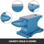 VEVOR Yunque Herrero Single Beck Hierro fundido 99 lbs W/21 mm Orificio Cuadrado