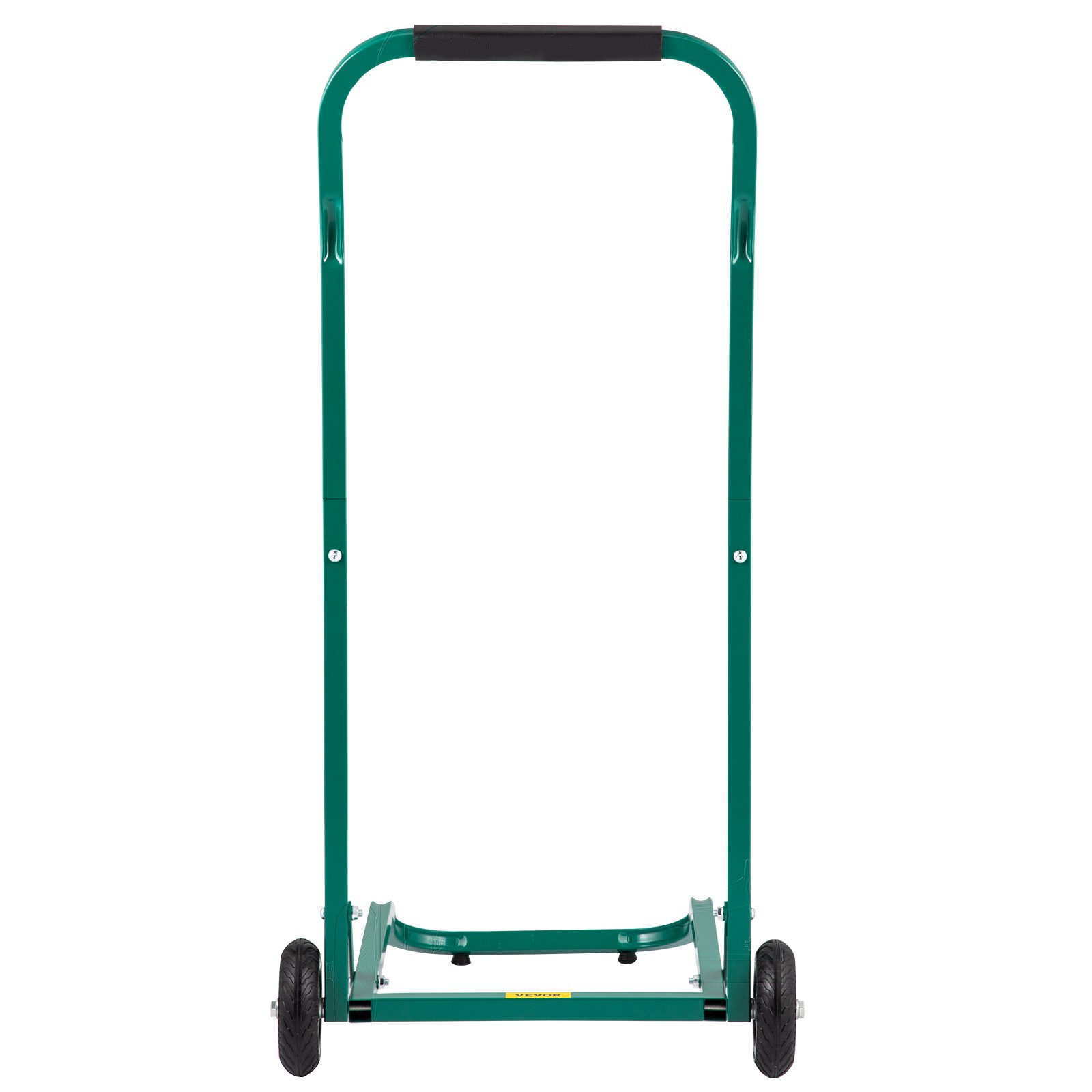 VEVOR Carro de reciclaje de acero resistente, carro de basura móvil de 22,8 x 15,7 pulgadas con 4 ruedas y capacidad de carga de 220 lb, fácil montaje y resistente a la intemperie, gancho bien construido para papelera de reciclaje simple y carrito de reciclaje, verde