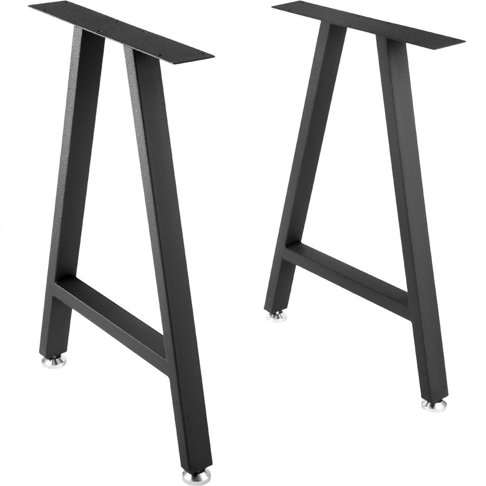 VEVOR Patas Muebles de Mesa 2 Pcs Patas de Mesa para Muebles 71,1 x 45 cm Patas para Escritorio Acero Patas Mesa Industrial Carga 800 Libras