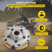 Conjunto de kits de embrague húmedo VEVOR compatible con UTV ATV 500 700 MSU-500 MSU-700 Massimo Alligator Menards Yardsport Qlink FrontRunner Supermach