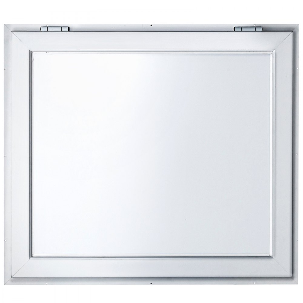 Ventana de concesión VEVOR de 91 x 91 cm, puerta con ventana para puesto de comida con cerradura de doble punta, puerta con toldo de hasta 85 grados para food trucks, vidrio no incluido