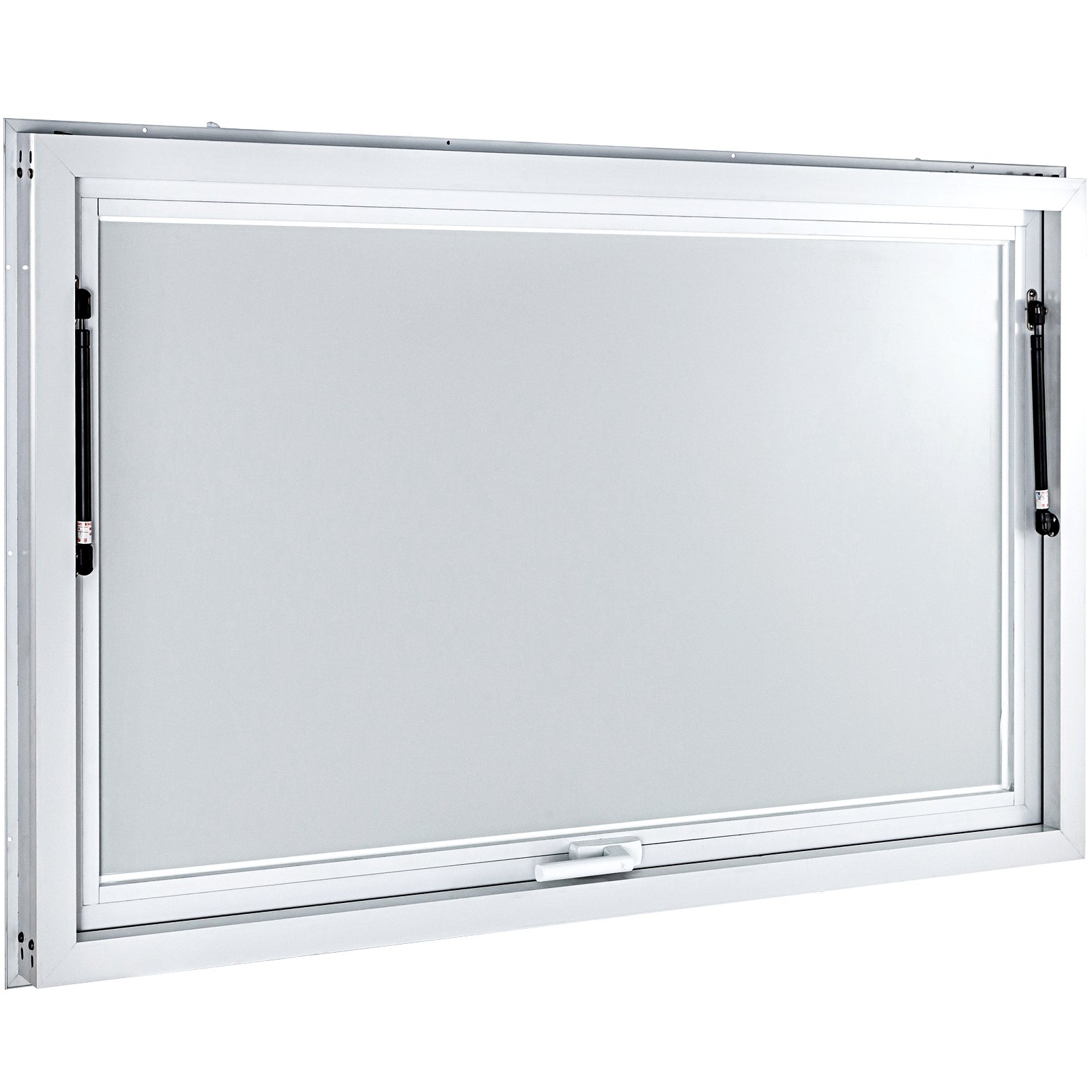 Ventana de concesión VEVOR con resortes de gas, marco de aluminio resistente y pestillo de seguridad.