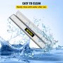 VEVOR Cuchilla para desnatar, cuchillo para alisar de 24 pulgadas, cuchillo de construcción de acero inoxidable europeo, espátula para suavizar el perfil de hoja de aluminio para Gyprock/paneles de yeso/tableros de pared