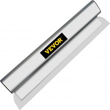 VEVOR Cuchilla para desnatar, cuchillo para alisar de 24 pulgadas, cuchillo de construcción de acero inoxidable europeo, espátula para suavizar el perfil de hoja de aluminio para Gyprock/paneles de yeso/tableros de pared