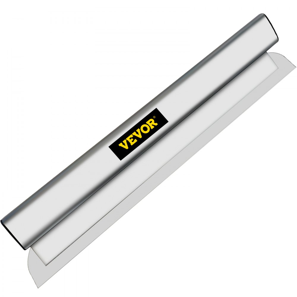 VEVOR - Espátula de alisado de 40 pulgadas, de acero inoxidable, para construcción europea, con hoja de aluminio para alisar perfiles de yeso, paneles de yeso y placas de pared.