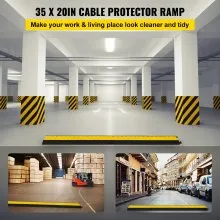 Pasacables de Suelo para Proteger las Cables de 5 Vías Soporta 22000-33000LBS (10-15T)