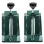 VEVOR 2 PCS Protector para Cazo de Pala 300x115x85 mm Protector para Cucharón de Tractor Verde Protección de Cazo de Retropala Acero Protector de Borde de Pala Espesor 10 mm para Quitar Hojas Nieves