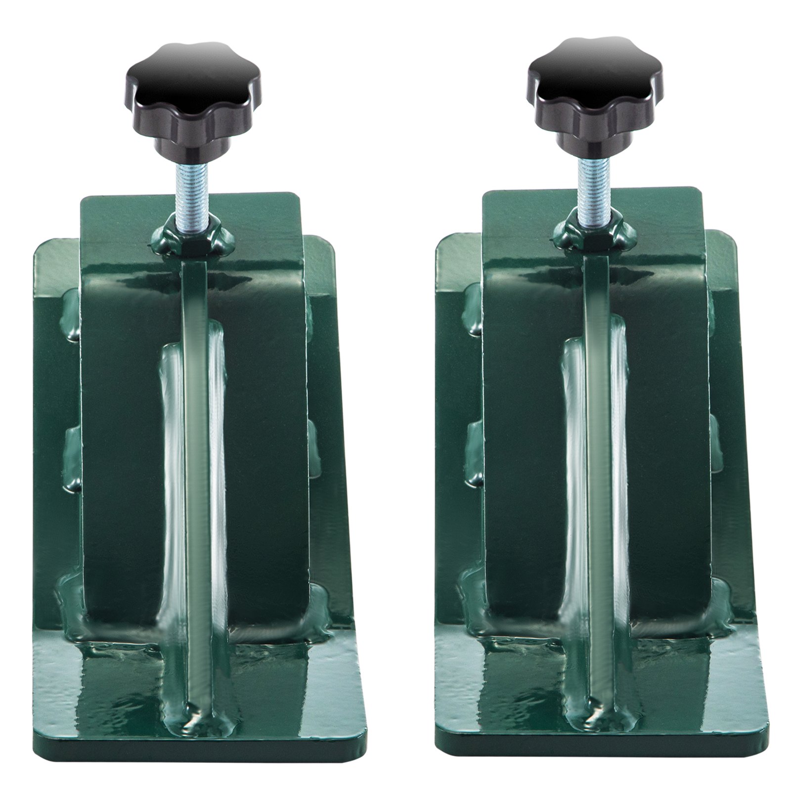 VEVOR 2 PCS Protector para Cazo de Pala 300x115x85 mm Protector para Cucharón de Tractor Verde Protección de Cazo de Retropala Acero Protector de Borde de Pala Espesor 10 mm para Quitar Hojas Nieves