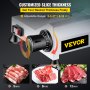 VEVOR Cortadora De Carne Rebanadora de carne comercial rebanadora eléctrica de alimentos de 10 pulgadas rebanadora de carne congelada de 240 W