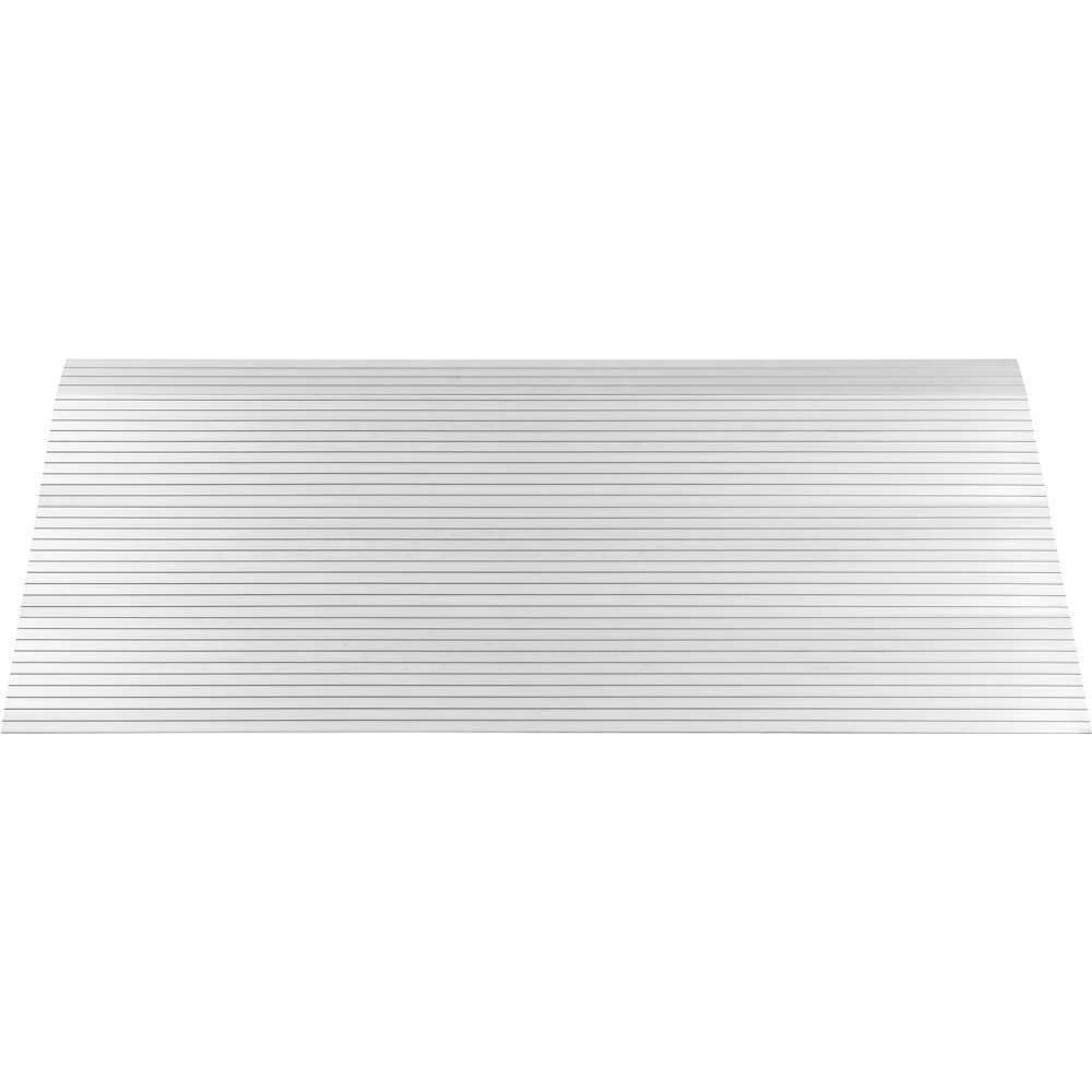 Rampa de entrada VEVOR de aluminio con ranuras de tracción horizontales.