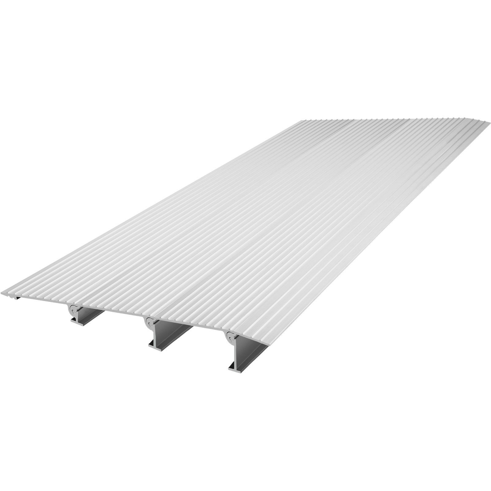 Rampa de entrada VEVOR con superficie de aluminio ranurada para una mejor tracción.