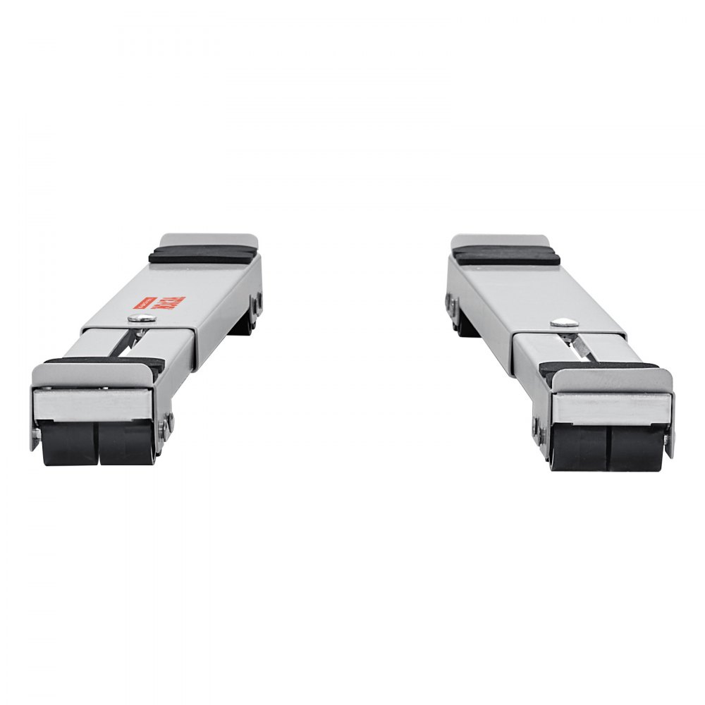 VEVOR - Rodillos resistentes para muebles y electrodomésticos (carga total de 300 kg), extensibles, base móvil para lavadora, soporte para refrigerador, plataforma para refrigerador, secadora y lavavajillas, color blanco
