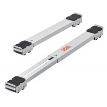 VEVOR Rodillos para electrodomésticos de muebles de alta resistencia, carga total de 660 libras, rodillos extensibles para electrodomésticos, base móvil para lavadora, soporte para nevera, soporte para refrigeradores, secadoras, lavavajillas, color blanco