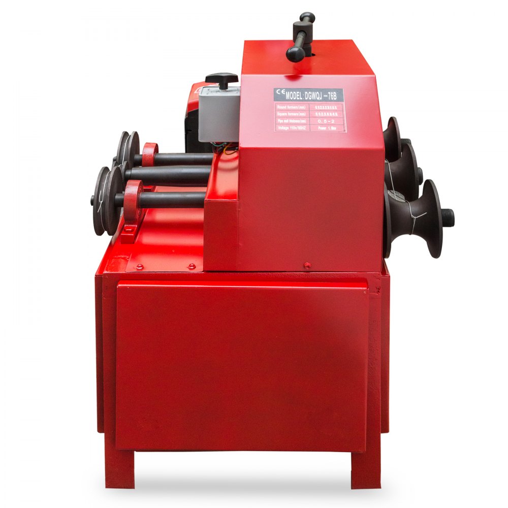 Dobladora de tubos VEVOR, juego de 9 matrices redondas y 8 cuadradas, dobladora de tubos eléctrica de 1,5 kW, dobladora de tubos eléctrica multifunción