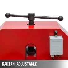 Dobladora de tubos VEVOR, juego de troqueles redondos 9 y 8 cuadrados, dobladora de tubos eléctrica de 1,5 kW, dobladora de tuberías eléctrica multifunción